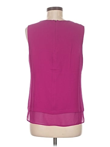 Rose + Olive Sleeveless Blouse (view 2)