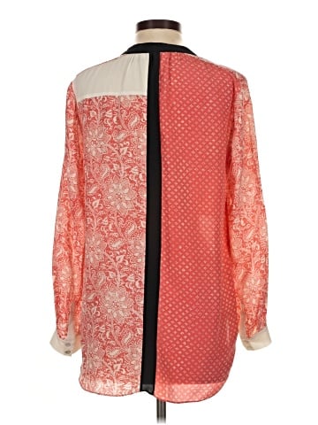 Rebecca Taylor Long Sleeve Silk Top (view 2)