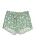 Lottie Moss 100% Rayon Floral Green Shorts Size S - photo 1