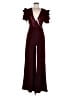 EMPRADA Burgundy Jumpsuit Size L - photo 1