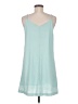 Unbranded Solid Teal Casual Dress Size M - photo 2