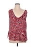 CAbi 100% Polyester Red Sleeveless Blouse Size XL - photo 1