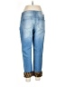 Hydraulic Animal Print Blue Jeans Size 8 - photo 2