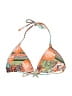 Unbranded Tropical Orange Swimsuit Top Size XL - photo 2