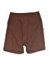 Unbranded Solid Brown Athletic Shorts Size M - photo 1