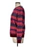 Trina Turk 100% Nylon Print Burgundy Pullover Sweater Size L - photo 5