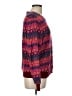 Trina Turk 100% Nylon Print Burgundy Pullover Sweater Size L - photo 4