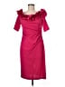 Marina Burgundy Cocktail Dress Size 8 - photo 1