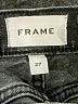 FRAME Chevron-herringbone Black Jeans Size 27 waist - photo 7