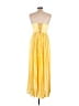 Unbranded 100% Polyester Yellow Cocktail Dress Size 10 - photo 2