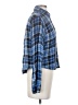 Rails 100% Rayon Plaid Blue Long Sleeve Blouse Size S - photo 4