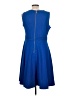Calvin Klein Solid Blue Cocktail Dress Size 12 - photo 2