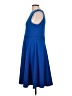Calvin Klein Solid Blue Cocktail Dress Size 12 - photo 5