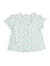 Obaibi White Short Sleeve Blouse 3-6 MO / 6 MO - photo 2