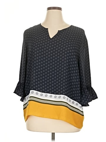 Ann Taylor Factory 3/4 Sleeve Blouse (view 1)