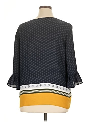 Ann Taylor Factory 3/4 Sleeve Blouse (view 2)