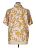 Rebdolls Print Yellow Short Sleeve Blouse Size 1X - photo 2