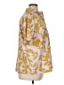 Rebdolls Print Yellow Short Sleeve Blouse Size 1X - photo 4