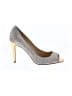 Enzo Angiolini Metallic Silver Heels Size 7 1/2 - photo 1