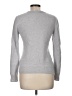 Grana 100% Cashmere Silver Cashmere Pullover Sweater Size M - photo 2