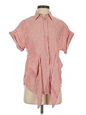 Lauren by Ralph Lauren Short Sleeve Blouse (view 1)