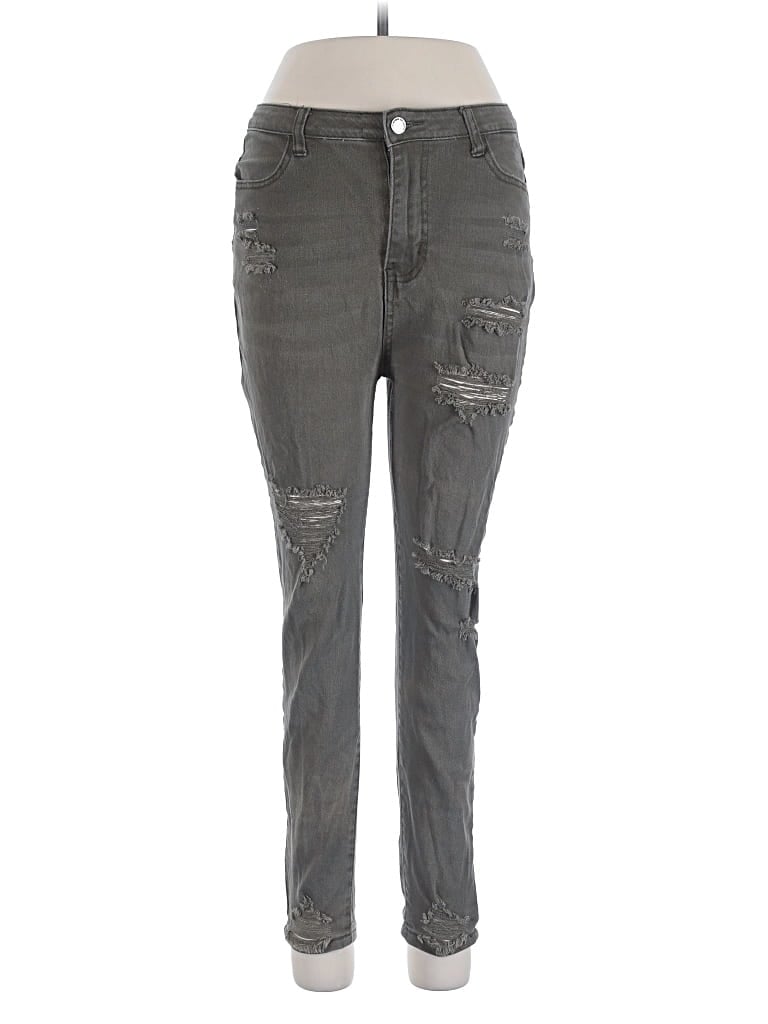 Pre-owned Shein Jeans In Gray