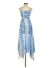ASOS Design Tie-dye Blue Cocktail Dress Size 2 - photo 1