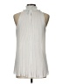 Essentials 100% Polyester Ivory Sleeveless Blouse Size L - photo 2