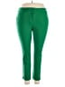 Talbots Solid Green Casual Pants Size 18 - photo 1