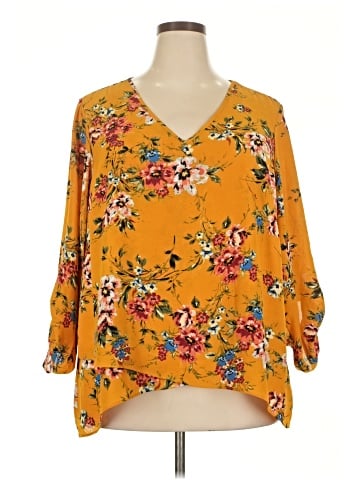 Zac & Rachel 3/4 Sleeve Blouse (view 1)
