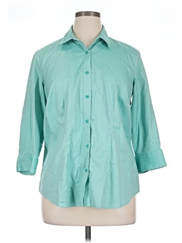 Coldwater Creek 3/4 Sleeve Button-Down Shirt (view 1)