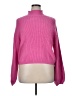 Lulus Solid Pink Turtleneck Sweater Size XL - photo 1