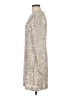 Eliza J Metallic Silver Cocktail Dress Size 8 - photo 5