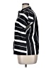 Shein 100% Polyester Stripes Black Short Sleeve Blouse Size XL - photo 5