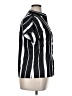 Shein 100% Polyester Stripes Black Short Sleeve Blouse Size XL - photo 4