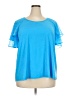 Cato Blue Short Sleeve Top Size 22 - photo 1