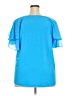 Cato Blue Short Sleeve Top Size 22 - photo 2