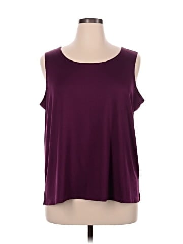 Susan Graver Sleeveless T-Shirt (view 1)