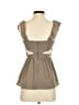 Freebird Tan Short Sleeve Blouse Size S - photo 2