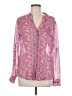 Kut from the Kloth 100% Polyester Paisley Pink Long Sleeve Blouse Size M - photo 1
