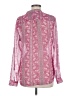 Kut from the Kloth 100% Polyester Paisley Pink Long Sleeve Blouse Size M - photo 2
