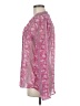 Kut from the Kloth 100% Polyester Paisley Pink Long Sleeve Blouse Size M - photo 5