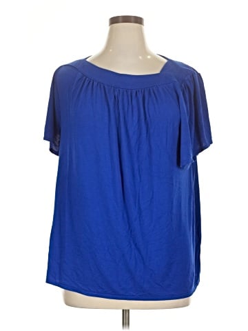 Cable & Gauge Short Sleeve Blouse (view 1)