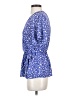 Sienna Sky 100% Polyester Blue Short Sleeve Blouse Size S - photo 5