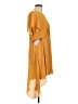 BCBGMAXAZRIA 100% Polyester Orange Casual Dress Size L - photo 4