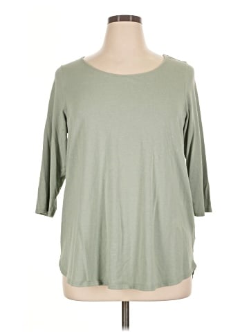 Tahari 3/4 Sleeve T-Shirt (view 1)
