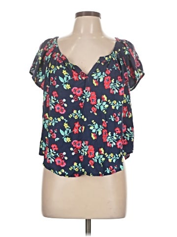 Hollister Short Sleeve Blouse (view 1)