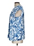 Cupcakes & Cashmere 100% Polyester Blue Sleeveless Blouse Size L - photo 5
