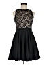 Alya 100% Polyester Black Cocktail Dress Size M - photo 1
