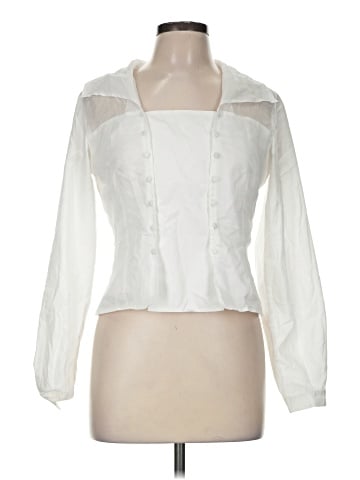 Anne Fontaine Long Sleeve Blouse (view 1)